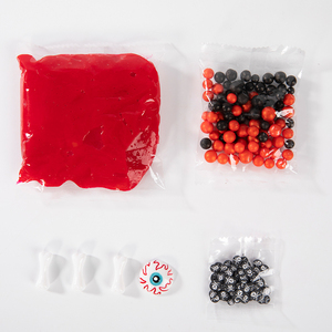 Custom Horror Prank Crystal Putty <b>Slime</b> Stretch Mud Play Dough <b>Slime</b> Kit With Black Skull Accessories Kids Diy <b>Toys</b> - Product Image 6