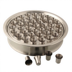 Bandeja de Servicio de Acero Inoxidable para Comunión, Calidad Premium, Mayur Exports Modelo 9230 Rajasthan - Product Image 3