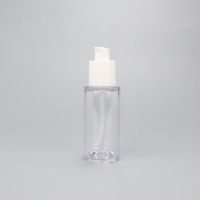 Bouteilles personnalisées de 40ml, 50ml, 80ml, 100ml à paroi épaisse pour cosmétiques en PET, bouteilles en plastique, pompe de pulvérisation, bouteille de Lotion compte-gouttes