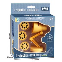 Projecteur Jouet avec 4 Disques, Jouets Électroniques Robot, Projecteur d'Histoires, Cadeau Idéal pour les Tout-Petits et les Enfants Filles Garçons