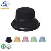 Chapeau Bob Quotidien Léger et Respirant en Similicuir Premium Style Vintage Élégant pour Femme, Idéal Streetwear (OEM/ODM)