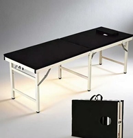 Table de massage pliable portable, lit de massage orthopédique, table de moxibustion, table de rééducation thérapeutique, table de massage, table de tatouage, table de beauté