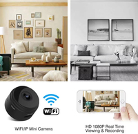 Fabricante al por mayor A9 Mini Cámara WiFi 1080p Resolución de video HD Super Mini Seguridad para el hogar con opción de almacenamiento de datos en la nube