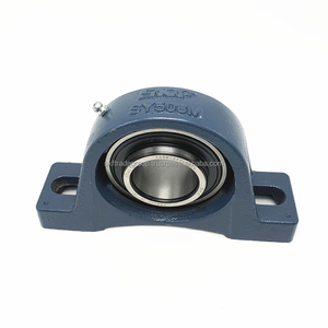 Support de palier UCP214 avec roulement à billes P214 et vis de réglage dans l'anneau intérieur - Product Image 3