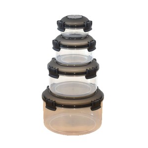 Airtight Box Multi Size Square Food Storage <b>Containers</b> <b>With</b> Clip On <b>Lids</b> For Kitchen Use - Product Image 5