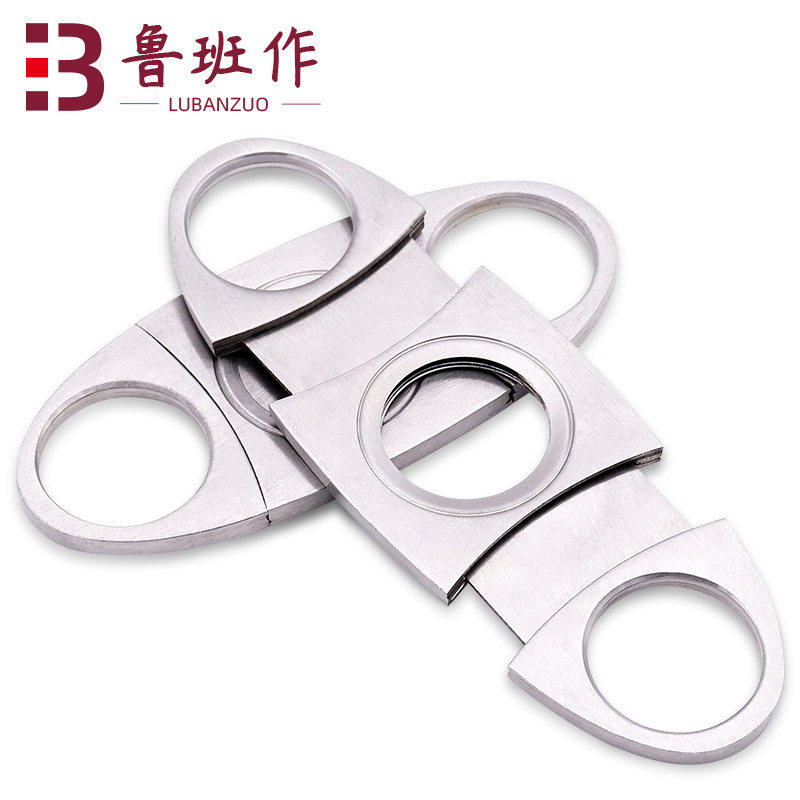 Маленький стальной двойной нож, острый Мини Резак для сигар OEM