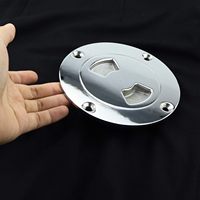 Nouvelle trappe d'accès et de visite marine Xinxing 3-8 pouces, plaque de pont robuste en acier inoxydable 316 de qualité marine, couleur argent, échantillon
