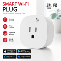 Prise murale intelligente Wi-Fi universelle pour téléphone portable, contrôle sans fil, prise électrique murale pour la maison, 15A
