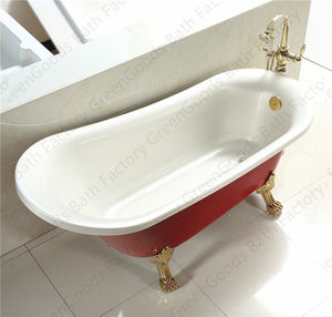 Bebé <span class=keywords><strong>bañera</strong></span> con drenaje de Clawfoot <span class=keywords><strong>bañera</strong></span> con drenaje listo para nave - Product Image 6