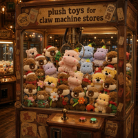 Peluches remunératives pour machines à griffes, salles d'arcade, jeux de loterie, attractions de carnaval, locations de fêtes et divertissements