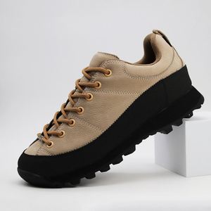 High Quality Genuine Leather Waterproof Thick Bottom Factory Lace-up Winter Trekking Hiking Outdoor <b>Shoes</b> Steel Toe <b>Comfort</b> - Product Image 1