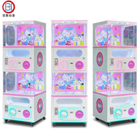 Machine à capsules Gacha personnalisable de haute qualité avec lumières clignotantes, jeu d'arcade à monnayeur