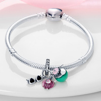 Perles et pendentifs créatifs en argent 925 en forme de fruits, accessoires DIY pour enfants, les plus vendus