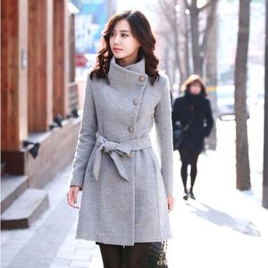 Abrigo de Cachemira para Mujer, Cárdigan Largo y Delgado de Otoño, Abrigos Largos de Invierno para Mujer, Abrigo Femenino Grueso y Cálido - Product Image 1
