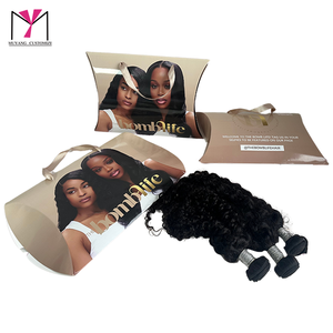 2026 Hot Sale Luxury Corrugated Cardboard Wig Box Greaseproof Paper Packaging for Household Products Big <b>Pillow</b> Shape Magnet - Product Image 4