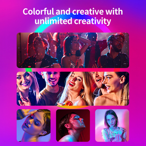 Mj26 Xách Tay 10-Inch RGB <span class=keywords><strong>LED</strong></span> Vòng Ánh Sáng Thay Đổi Độ Sáng Điền Vào Ánh Sáng Cho Video Nhiếp Ảnh Trang Điểm & Điện Thoại Với Tripod Đứng - Product Image 6