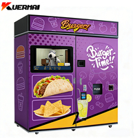 Distributeur automatique intelligent de pizza, de hamburgers et de pain, conception robotisée - à vendre