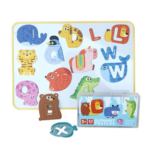 Puzzles magnétiques pour enfants Montessori Toys Animal Alphabet Numbers Matching Toys Puzzles Book for Toddlers Travel Preschool Gifts - Product Image 1