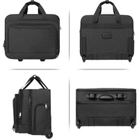 Sac de voyage souple mini-pilote à roulettes, sac de sport étanche personnalisé pour avion avec roulettes