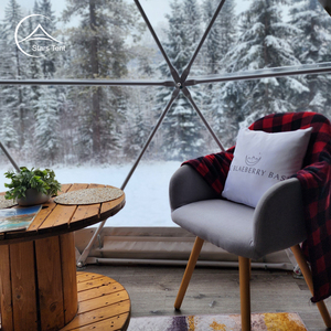 Dômes de glamping de luxe pour événements, tentes pour réunions de famille en plein air, bannières pour camping - Product Image 5