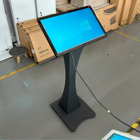 Totem debout d'écran tactile d'affichage numérique d'affichage à cristaux liquides de prix usine 21.5 "32" 43 "55" Animation de publicité de PC d'Android