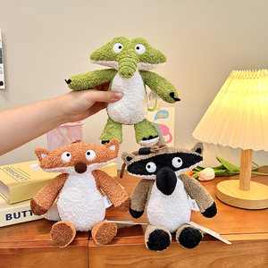 Niedlicher Hässlich-Schöner Fuchs-Anhänger Plüschpuppe Kleiner Flügelschweinchen Tischdekoration Taschen-Cartoon-Hängeornament Plüsch-Schlüsselanhänger - Product Image 2