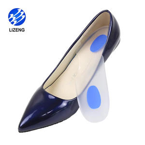 Coussinets de talon de haute qualité pour soulager la douleur, demi-semelles anti-douleur, anti-épine calcanéenne, antidérapantes, durables, en gel, pour femmes - Product Image 2