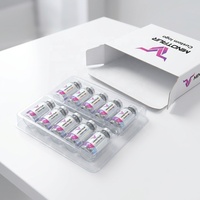 Étiquettes personnalisées au laser VS-286, étanches, pour flacons de peptides de 3 ml et emballages de 3 ml, autocollants pour étiquettes de flacons de peptides