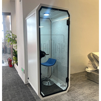 Pod de travail pour une seule personne Bureau portable moderne Cabine téléphonique de bureau privée à l'intérieur Pod de bureau insonorisé en aluminium