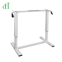 Base de bureau réglable en hauteur avec cadre de levage pneumatique robuste pour mobilier de bureau