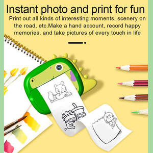Mignon mini caméra complète d'action pour enfants, écran vidéo pour filles de Noël, impression rapide pour enfants de 2.4 pouces, appareil photo numérique HD pour enfants - Product Image 4
