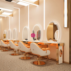 Yicheng Beauté Grossiste Salon de Coiffure Ensemble Complet de Mobilier de Salon pour Barbiers et Ongleries de Haute Qualité - Product Image 6