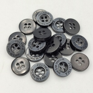 Tùy Chỉnh 18L Thương Hiệu Áo Sơ Mi Nút Laser Khắc Logo Thương Hiệu Nhựa Ngọc Trai Nhựa Nút Cho Nam Giới Polo - Product Image 1