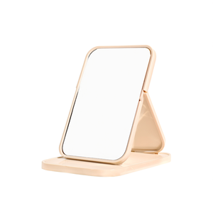 Square Vanity <b>Mirror</b> With <b>Stand</b> <b>Small</b> Size Daily Skin Care Beauty Tools - Product Image 2
