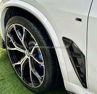 Garniture latérale en fibre de carbone pour aérateur de pare-chocs pour BMW X5 F95 X5M Competition 2019+