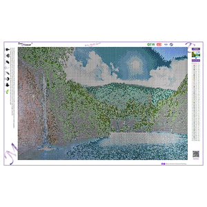 Peinture Diamant Ever Moment - Collection d'Art Style Simple et Rafraîchissant sur le thème des Animaux (<span class=keywords><strong>Chat</strong></span>, Renard, Lapin) dans la Neige - Boîte Mystère Mignonne - Cadeau 5L1525 - Product Image 4