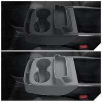 Compatible avec la Tesla Model Y 2025 version standard, porte-gobelet en silicone pour console centrale, design intégré, boîte de rangement pour voiture