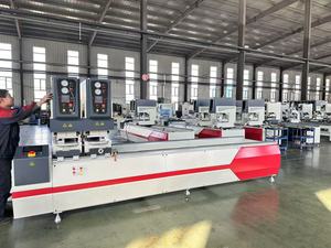 Machine de soudage automatique de haute qualité à deux têtes et deux côtés pour la fabrication de fenêtres et de portes en PVC/UPVC - Product Image 2