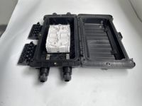 Boîtier de raccordement horizontal FTTH 2 entrées 2 sorties 96 fibres, étanche, pour épissure de fibre optique