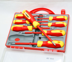 8 Cái Nhà Máy Cách Nhiệt Công Cụ Sửa Chữa Thiết Kế Mới Vít Driver Red Xử Lý Screwdriver Set - Product Image 5