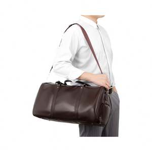 Bolsa de Viaje de Piel Vegana PU con Cierre de Cremallera con Patrón Geométrico para Fines de Semana, Gimnasio o Aventuras al Aire Libre - Product Image 6