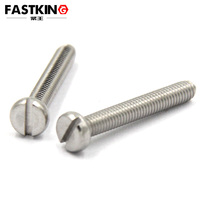 Vis à tête cylindrique fendue M3 en acier inoxydable SS316