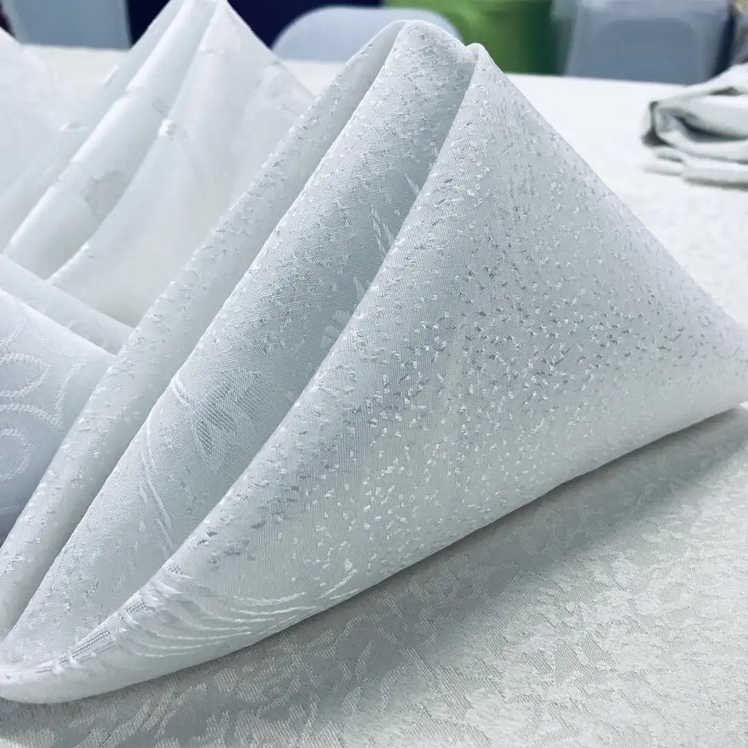 100% Polyester Wasbare Dinerdoek Tafel Servetten Voor Feesten Bruiloften En Diners