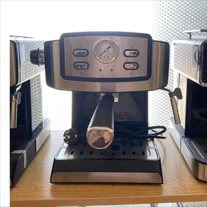 Household Semi Automatic <b>Coffee</b> <b>Machine</b> 15 Bar High Pressure Espresso Maker Stainless Steel For Latte Cappuccino - Product Image 2