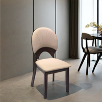 Chaise de salle à manger rembourrée avec dossier, prix promotionnel spécial, chaise de salle à manger en bois amovible