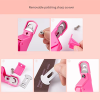 Ciseaux professionnels pour manucure, coupe-ongles en acrylique, outil pour faux ongles, coupe-cuticules en acier inoxydable à ouverture large et courbée