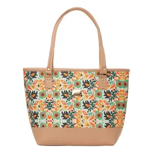 Bolsa de Cosméticos de Gran Capacidad para Mujer Fana Ethan, de Poliéster, con Estampado Floral, Cierre de Cremallera, Estilo Bohemio, Estuche de Almacenamiento de Maquillaje - Product Image 3