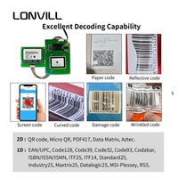 Lecteur de codes à barres à balayage grand angle prix usine API USB lecteur de carte NFC pour terminal POS