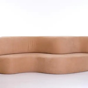 Sofá en Forma de L Tapizado con Relleno de Espuma, Tela Antiarrugas, Muebles para Sala de Estar - Product Image 5