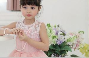 Ropa Infantil al por Mayor, Último Diseño de Moda, Vestido de Hada sin Mangas con Malla para Niñas, de Fabricante Chino - Product Image 3